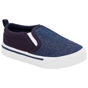 Oshkosh B’Gosh Toddler Blue Two-Toned Austin Slip-On Shoes. Toddler Size 10.